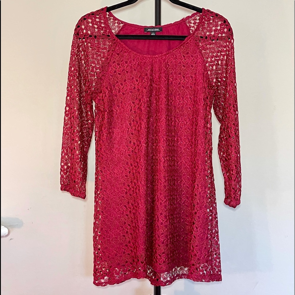 ✨Beautiful Red Long Sleeve Dress✨